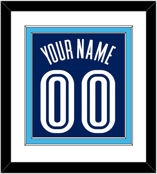 Villanova Basketball Name & Number - Road Blue (2005-2007) - Signature Tier 1