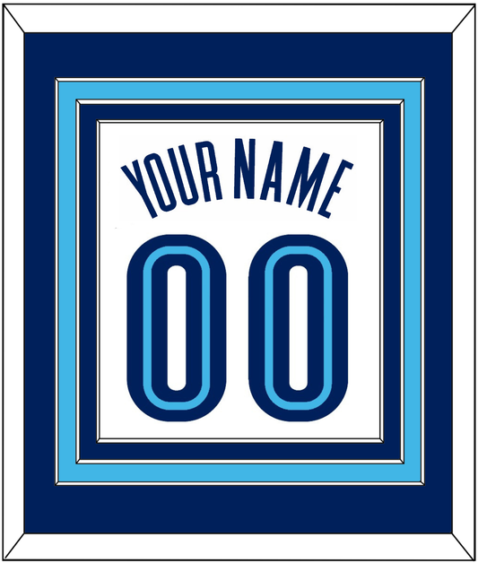 Villanova Basketball Name & Number - Home White (2005-2007) - Premier Tier 2