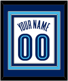 Villanova Basketball Name & Number - Home White (2005-2007) - Triple Mat 2