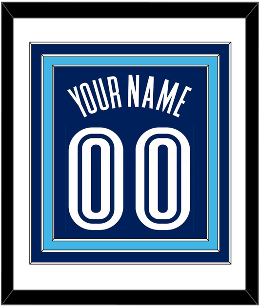 Villanova Basketball Name & Number - Road Blue (2005-2007) - Premier Tier 1