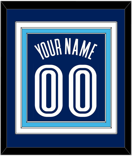 Villanova Basketball Name & Number - Road Blue (2005-2007) - Premier Tier 2