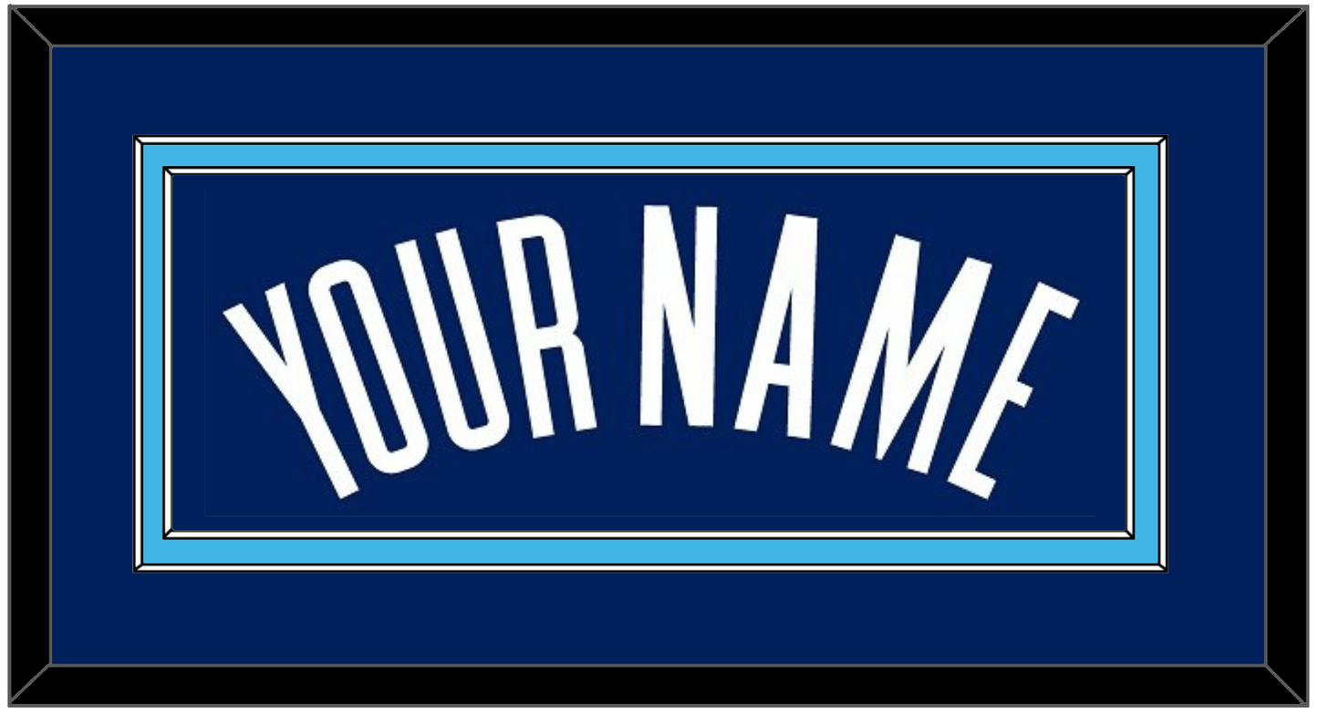 Villanova Basketball Name - Road Blue (2005-2007) - Signature Tier 2