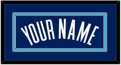 Villanova Basketball Name - Road Blue (2005-2007) - Signature Tier 2