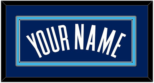 Villanova Basketball Name - Road Blue (2005-2007) - Signature Tier 2