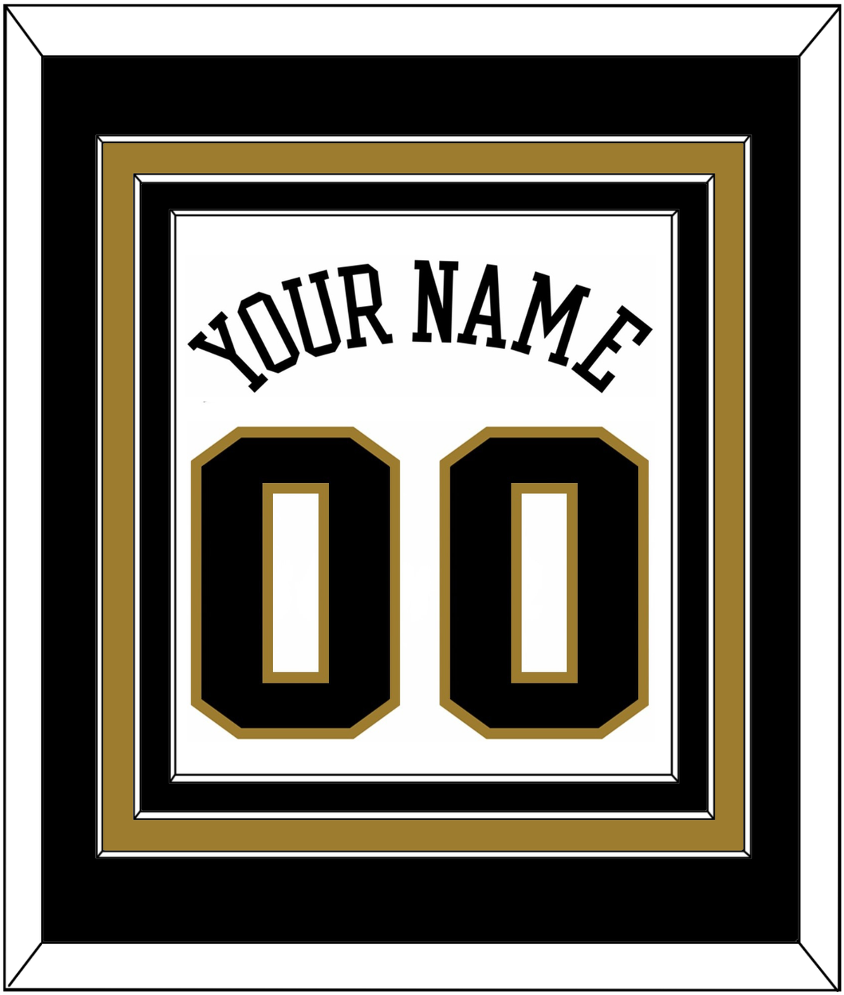 Wake Forest Name & Full-Size Number - Combined