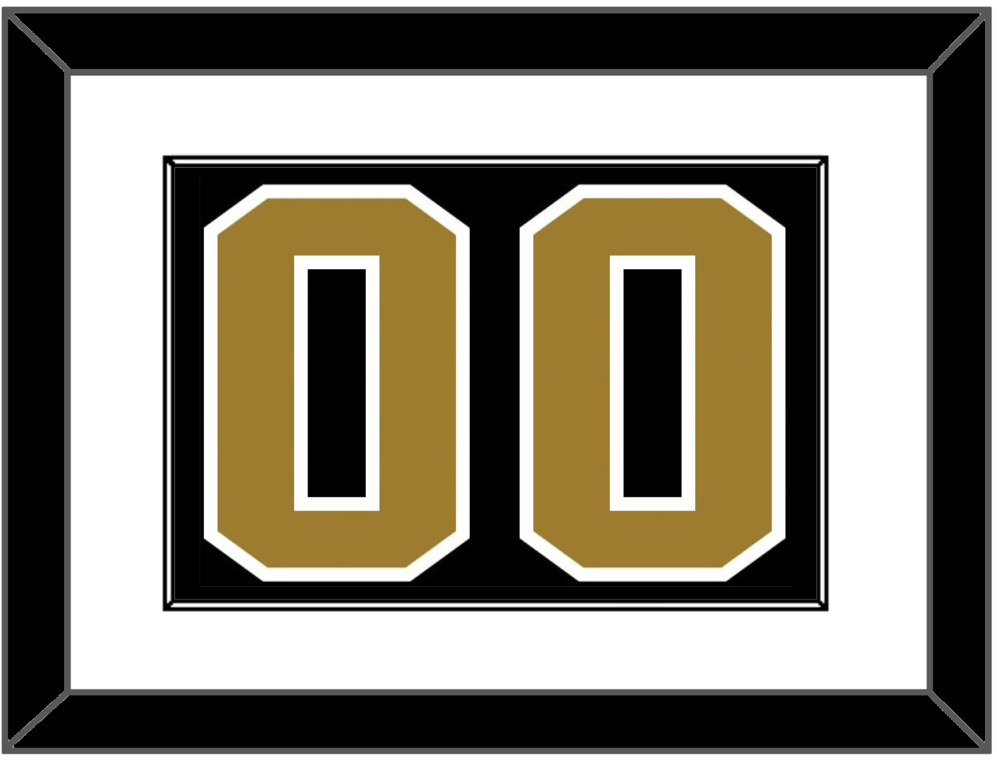 Wake Forest Basketball Number - Road Black (2006-2009) - Essential Tier 1