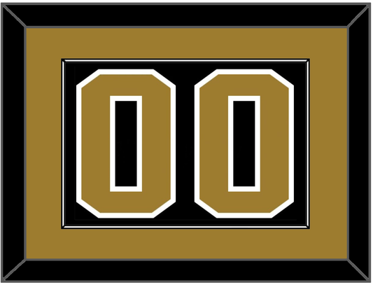 Wake Forest Basketball Number - Road Black (2006-2009) - Essential Tier 2