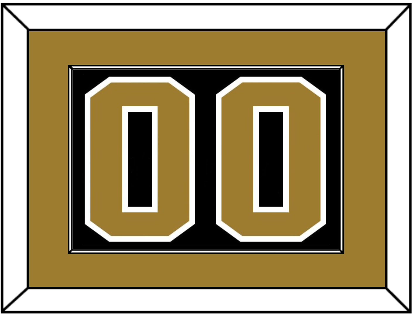 Wake Forest Basketball Number - Road Black (2006-2009) - Essential Tier 2