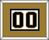 Wake Forest Basketball Number - Home White (2006-2009) - Double Mat 3
