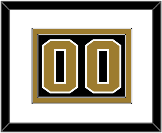 Wake Forest Basketball Number - Road Black (2006-2009) - Signature Tier 1