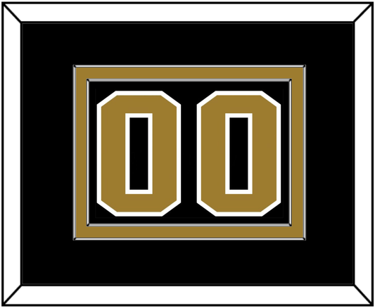 Wake Forest Basketball Number - Road Black (2006-2009) - Signature Tier 2