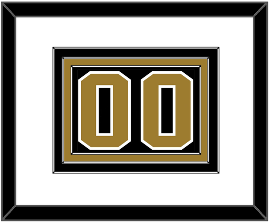 Wake Forest Basketball Number - Road Black (2006-2009) - Premier Tier 1