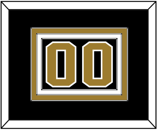 Wake Forest Basketball Number - Road Black (2006-2009) - Premier Tier 2
