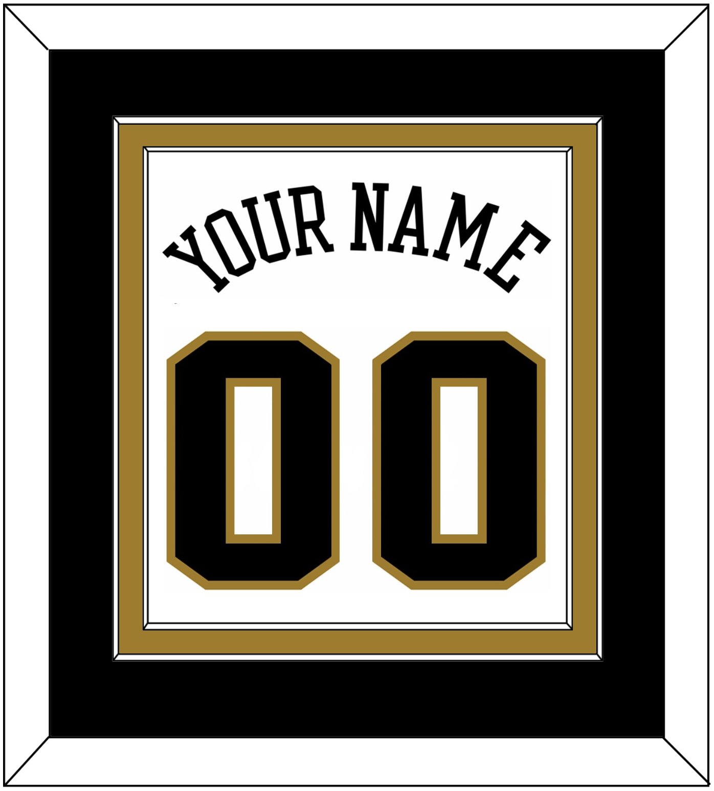 Wake Forest Basketball Name & Number - Home White (2006-2009) - Signature Tier 2
