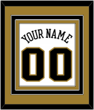 Wake Forest Basketball Name & Number - Home White (2006-2009) - Triple Mat 3