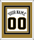 Wake Forest Basketball Name & Number - Home White (2006-2009) - Triple Mat 3