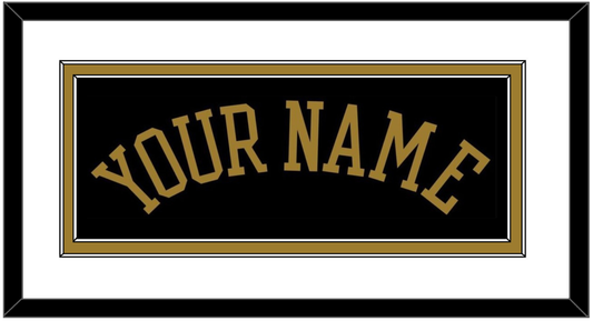 Wake Forest Basketball Name - Road Black (2006-2009) - Signature Tier 1