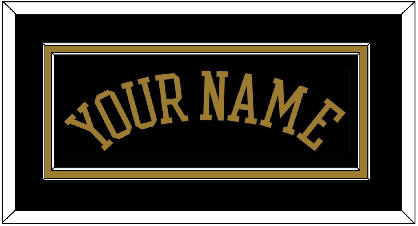 Wake Forest Basketball Name - Road Black (2006-2009) - Signature Tier 2