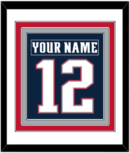 New England Nameplate & Full-Size Number - Combined
