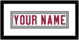 Arizona Nameplate - Road White - Single Mat 1