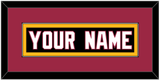 Arizona Nameplate - Alternate Black #1 (2015-2022) - Single Mat 3
