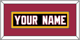 Arizona Nameplate - Alternate Black #1 (2015-2022) - Single Mat 3
