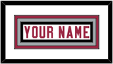 Arizona Nameplate - Road White - Triple Mat 1
