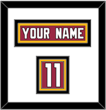 Arizona Nameplate & Number (Shoulder) - Home Red (2015-2022) - Triple Mat 2