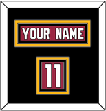 Arizona Nameplate & Number (Shoulder) - Home Red (2015-2022) - Triple Mat 5