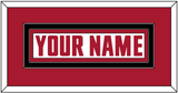 Atlanta Nameplate - Road White - Double Mat 2