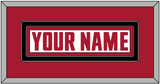 Atlanta Nameplate - Road White - Double Mat 2