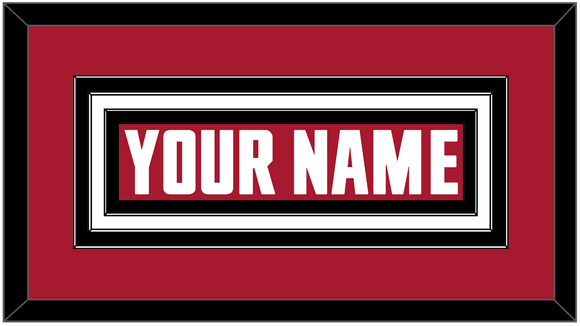 Atlanta Nameplate - Alternate Red (2020-2022) - Triple Mat 1