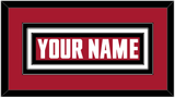 Atlanta Nameplate - Alternate Red (2020-2022) - Triple Mat 1