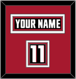 Atlanta Nameplate & Number (Shoulder) - Home Black - Triple Mat 3