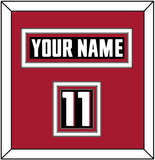Atlanta Nameplate & Number (Shoulder) - Home Black - Triple Mat 3