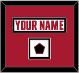 Atlanta Nameplate & Jersey Logo Patch - Road White - Double Mat 3