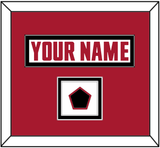 Atlanta Nameplate & Jersey Logo Patch - Road White - Double Mat 3