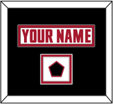Atlanta Nameplate & Jersey Logo Patch - Road White - Double Mat 4