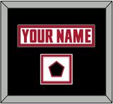 Atlanta Nameplate & Jersey Logo Patch - Road White - Double Mat 4