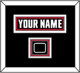 Atlanta Nameplate & Jersey Logo Patch - Home Black - Triple Mat 2
