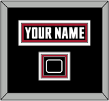Atlanta Nameplate & Jersey Logo Patch - Home Black - Triple Mat 2