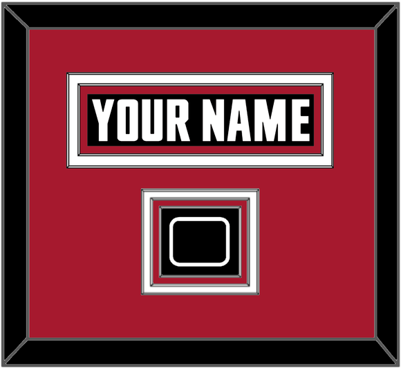 Atlanta Nameplate & Jersey Logo Patch - Home Black - Triple Mat 3