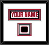 Atlanta Nameplate & Jersey Logo Patch - Road White - Triple Mat 1