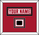 Atlanta Nameplate & Jersey Logo Patch - Road White - Triple Mat 2