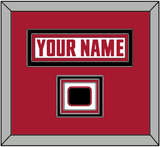 Atlanta Nameplate & Jersey Logo Patch - Road White - Triple Mat 2