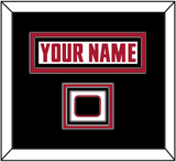 Atlanta Nameplate & Jersey Logo Patch - Road White - Triple Mat 3