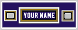 Baltimore Nameplate & 2 Super Bowl Jersey Patches - Home Purple - Triple Mat 4