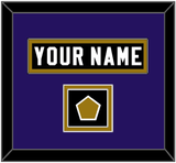 Baltimore Nameplate & Jersey Logo Patch - Alternate Black Jersey - Double Mat 1