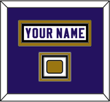 Baltimore Nameplate & Jersey Logo Patch - Road White Jersey - Triple Mat 2