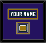 Baltimore Nameplate & Jersey Logo Patch - Alternate Black Jersey - Triple Mat 2
